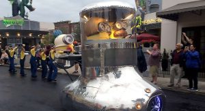 Despicable Me Parade lighting with Gantom Precision Z fixtures at Universal Orlando