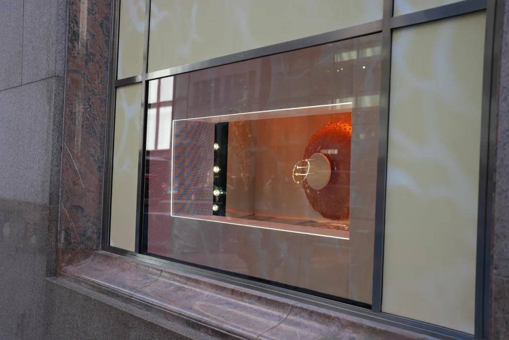 Tiffany & Co window displays illuminated with Gantom lighting