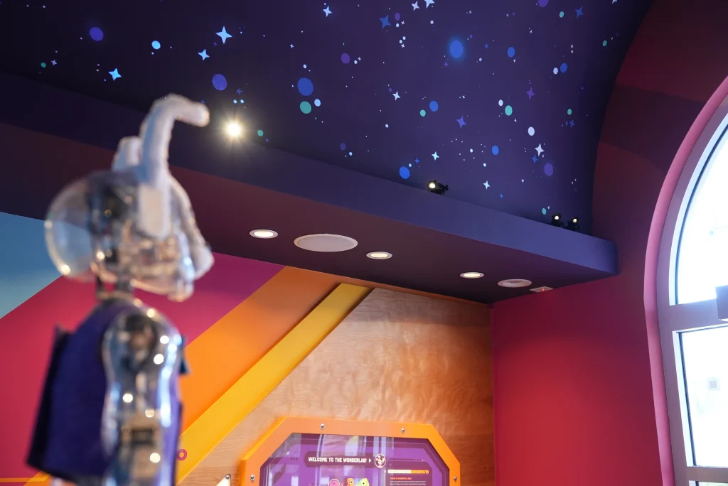 Give Kids The World Village WonderLab illuminated with Gantom lighting